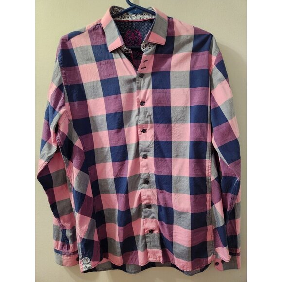 Au Noir Dress Shirt Long Sleeves Size 3 - Picture 1 of 9